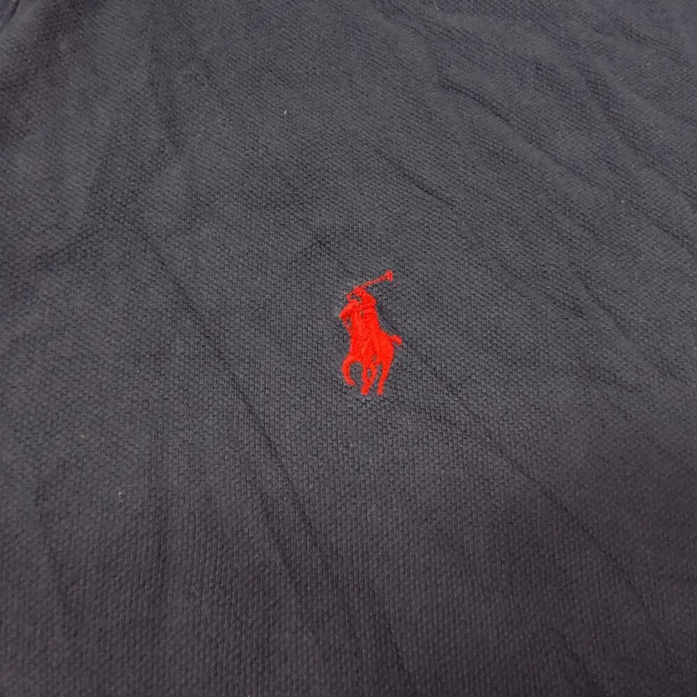 Polo by Ralph Lauren Collared Casual Long Sleeve Polo Shirt Mens Size XL Navy